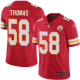 Men's Nike Kansas City Chiefs #58 Derrick Thomas Red Stitched NFL Limited Rush Jersey