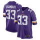 Men's Minnesota Vikings Brian Asamoah Nike Purple Player Game Jersey