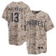 Men's San Diego Padres Manny Machado Nike Camo USMC Alternate Replica Player Jersey