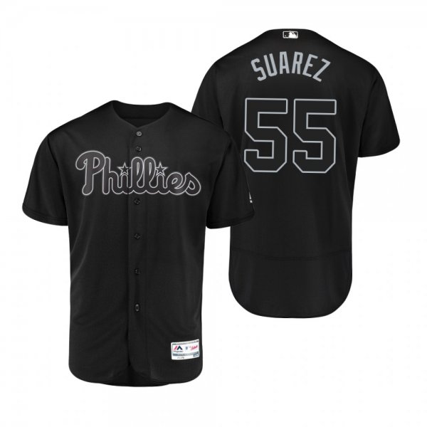 Philadelphia Phillies Ranger Suarez Suarez Black 2019 Players Weekend MLB Jersey