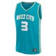 Men's Charlotte Hornets Terry Rozier Fanatics Teal Fast Break Jersey - City Edition