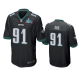 Men's Philadelphia Eagles #91 Fletcher Cox Black Super Bowl LVII Limited Jersey