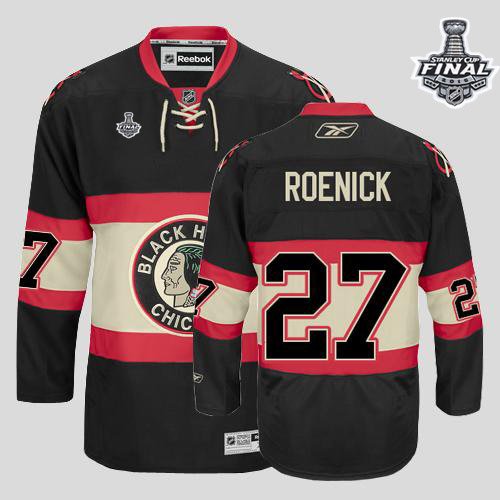 Chicago Blackhawks #27 Jeremy Roenick Black New Third 2015 Stanley Cup Stitched NHL Jersey