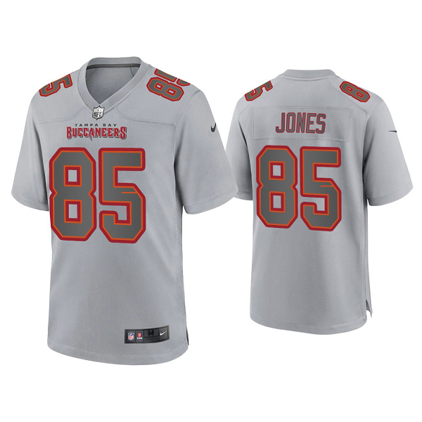 Men's Tampa Bay Buccaneers Julio Jones Gray Atmosphere Fashion Game Jersey