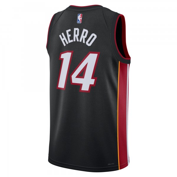 Unisex Miami Heat Tyler Herro Nike Black Swingman Jersey - Icon Edition