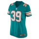 Women's Miami Dolphins Larry Csonka Nike Aqua Retired Player Jersey