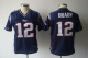 New England Patriots #12 Tom Brady Blue Women's Team Color Stitched NFL Jersey