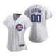 Women's Chicago Cubs Custom Nike White 2020 Home Jersey