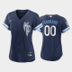 Women's Kansas City Royals Custom 2022 City Connect Navy MLB Jersey