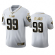 Los Angeles Rams #99 Aaron Donald Men's Nike White Golden Edition Vapor Limited NFL 100 Jersey