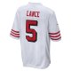 Men's San Francisco 49ers Trey Lance Nike White Alternate Game Jersey