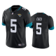 Men's Jacksonville Jaguars #5 Andre Cisco Black Vapor Untouchable Limited Stitched Jersey