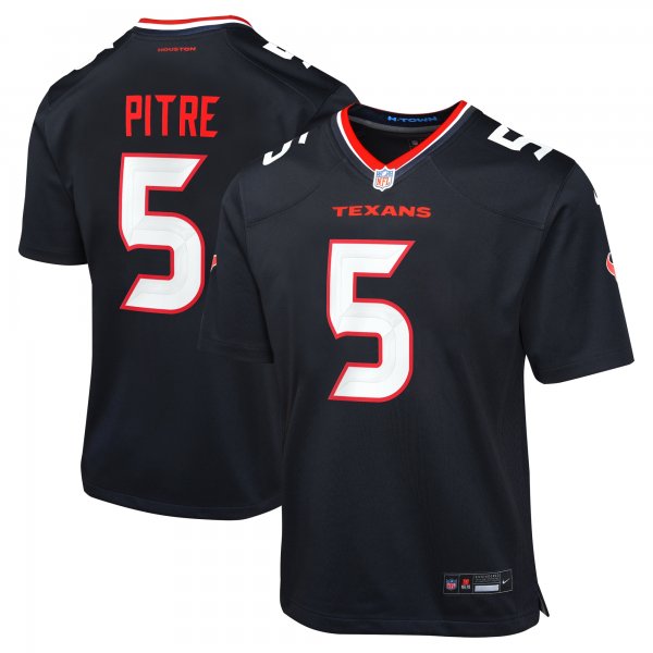 Youth Houston Texans Jalen Pitre Nike Navy Game Jersey