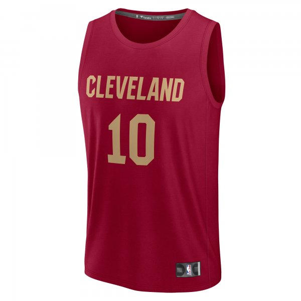 Youth Cleveland Cavaliers Darius Garland Fanatics Wine Fast Break Player Jersey - Icon Edition