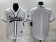 Men's Dallas Cowboys Blank White Stitched Baseball Cool Base Jersey