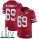 San Francisco 49ers #69 Mike McGlinchey Red Team Color Super Bowl LIV Bound Men's Stitched NFL Vapor Untouchable Limited Jersey