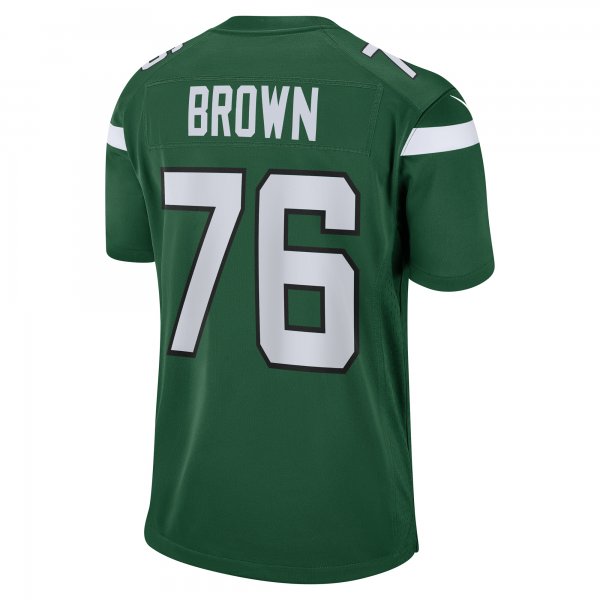 Men's New York Jets Duane Brown Nike Gotham Green Team Game Jersey