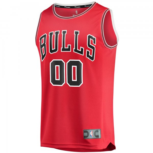 Youth Chicago Bulls Fanatics Red Fast Break Custom Replica Jersey - Icon Edition