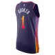 Men's Phoenix Suns Devin Booker Nike Purple  Jersey - City Edition