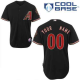 Arizona Diamondbacks Black Men's Customized MLB Jersey