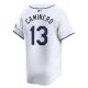 Men's Tampa Bay Rays Junior Caminero Nike White Home Limited Player Jersey