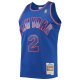 Men's New York Knicks Larry Johnson Mitchell & Ness Blue 1996/97 Hardwood Classics Swingman Jersey