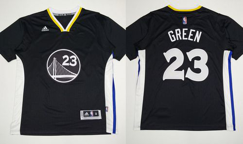 Men's Golden State Warriors #23 Draymond Green Black New Alternate Stitched NBA Jersey