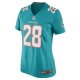 Women's Miami Dolphins Kader Kohou Nike Aqua Game Player Jersey