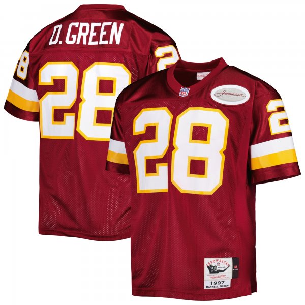 Men's Washington Football Team 1997 Darrell Green Mitchell & Ness Burgundy Throwback Retired Player Jersey