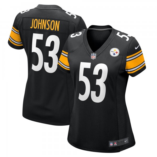 Women's Pittsburgh Steelers Kyron Johnson Nike  Black  Game Jersey