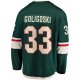 Men's Minnesota Wild Alex Goligoski Fanatics Green Home Breakaway Player Jersey