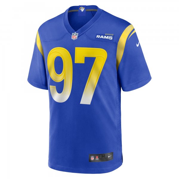 Men's Los Angeles Rams Michael Hoecht Nike Royal Game Player Jersey