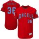 Los Angeles Angels of Anaheim #36 Jered Weaver Red Flexbase Collection 2016 Father's Day Stitched MLB Jersey