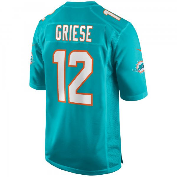 Men's Miami Dolphins Bob Griese Nike Aqua Game Retired Player Jersey