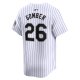 Men's Colorado Rockies Austin Gomber Nike White Home Limited Player Jersey