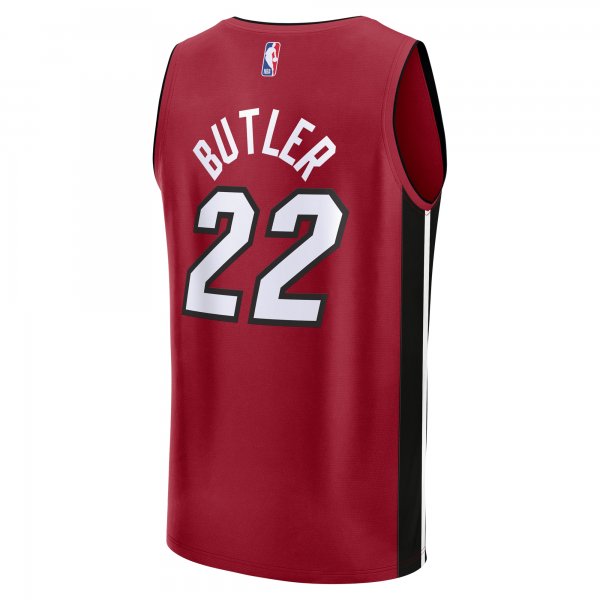 Men's Miami Heat Jimmy Butler Fanatics Red Fast Break Replica Player Jersey - Statement Edition