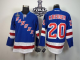 New York Rangers #20 Chris Kreider Blue Home With 2014 Stanley Cup Finals Stitched NHL Jersey