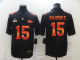 Men's Kansas City Chiefs #15 Patrick Mahomes Black Fashion 2021 Super Bowl LV Jersey