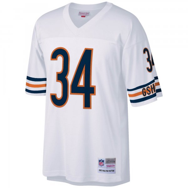 Men's Chicago Bears Walter Payton Mitchell & Ness White Legacy Replica Jersey