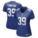 Women's New York Giants Trenton Thompson Nike Royal Game Player Jersey