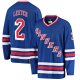 Men's New York Rangers Brian Leetch Fanatics Blue Premier Breakaway Retired Player Jersey