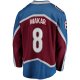 Men's Colorado Avalanche Cale Makar Fanatics Burgundy 2022 Stanley Cup Champions Breakaway Patch Player Jersey