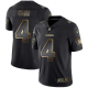 Men's Nike Las Vegas Raiders #4 Derek Carr Black Gold Vapor Untouchable Limited NFL Jersey