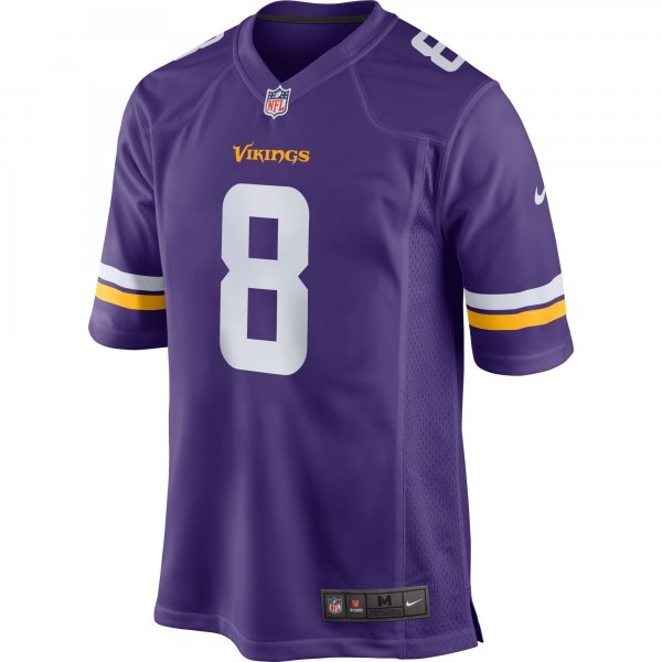 Youth Minnesota Vikings Kirk Cousins Nike Purple Game Jersey