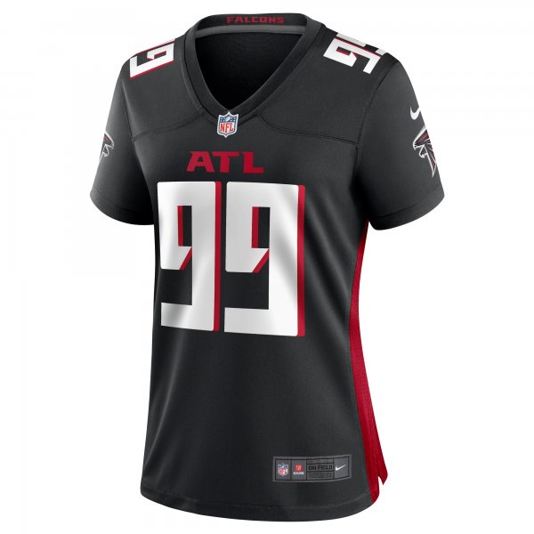 Women's Atlanta Falcons Joe Gaziano Nike  Black Team Game Jersey