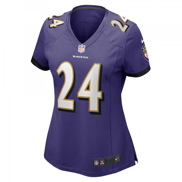 Women's Baltimore Ravens Jadeveon Clowney Nike  Purple  Game Jersey