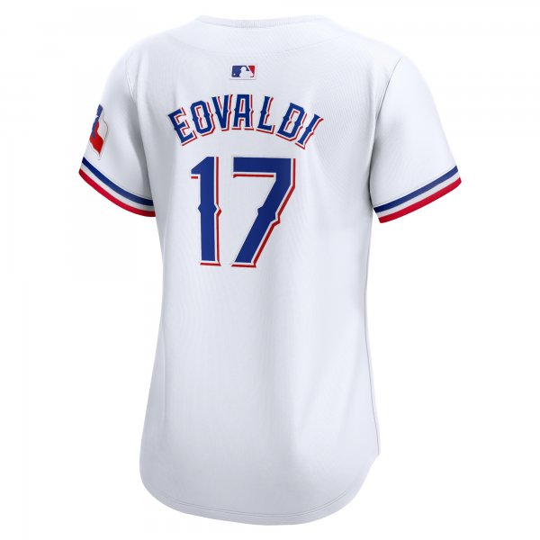 Women's Texas Rangers Nathan Eovaldi Nike White Home Limited Player Jersey