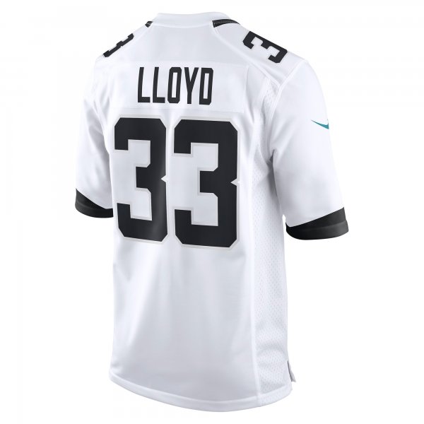 Men's Jacksonville Jaguars Devin Lloyd Nike White Away Game Player Jersey