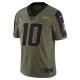 Men's Los Angeles Chargers Justin Herbert Nike Olive 2021 Salute To Service Limited Player Jersey