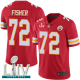 Kansas City Chiefs #72 Eric Fisher Red Team Color Super Bowl LIV Bound Men's Stitched NFL Vapor Untouchable Limited Jersey